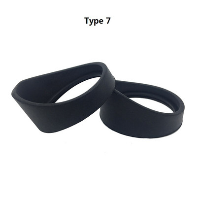 Viena pora guminių okuliarų akių kaušeliai dangteliai Akių apsaugos Vidinis skersmuo 29-36 mm stereo mikroskopui žiūronams teleskopams akių kaušeliai