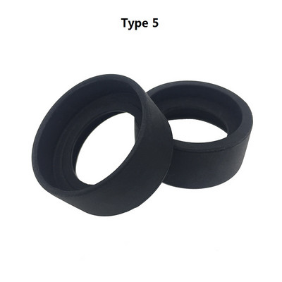 Viena pora guminių okuliarų akių kaušeliai dangteliai Akių apsaugos Vidinis skersmuo 29-36 mm stereo mikroskopui žiūronams teleskopams akių kaušeliai