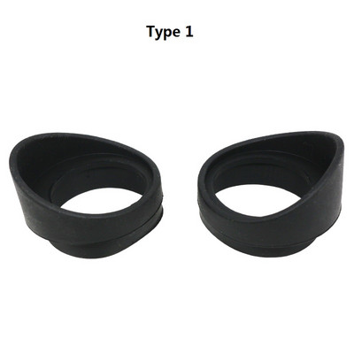 Viena pora guminių okuliarų akių kaušeliai dangteliai Akių apsaugos Vidinis skersmuo 29-36 mm stereo mikroskopui žiūronams teleskopams akių kaušeliai