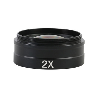 Βοηθητικός αντικειμενικός γυάλινος φακός προστασίας 1X Barlow Αποτρέπει την αιθάλη για κάμερα βίντεο μικροσκοπίου φακού 200X 180X 120X 300X C