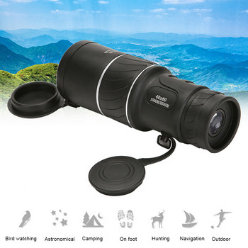 40X60 HD Optics BAK4 Τηλεσκόπιο Night Vision Μονόφθαλμο φορητό τηλεσκόπιο υψηλής ισχύος για υπαίθριο κυνήγι γκολφ παρατήρησης πουλιών