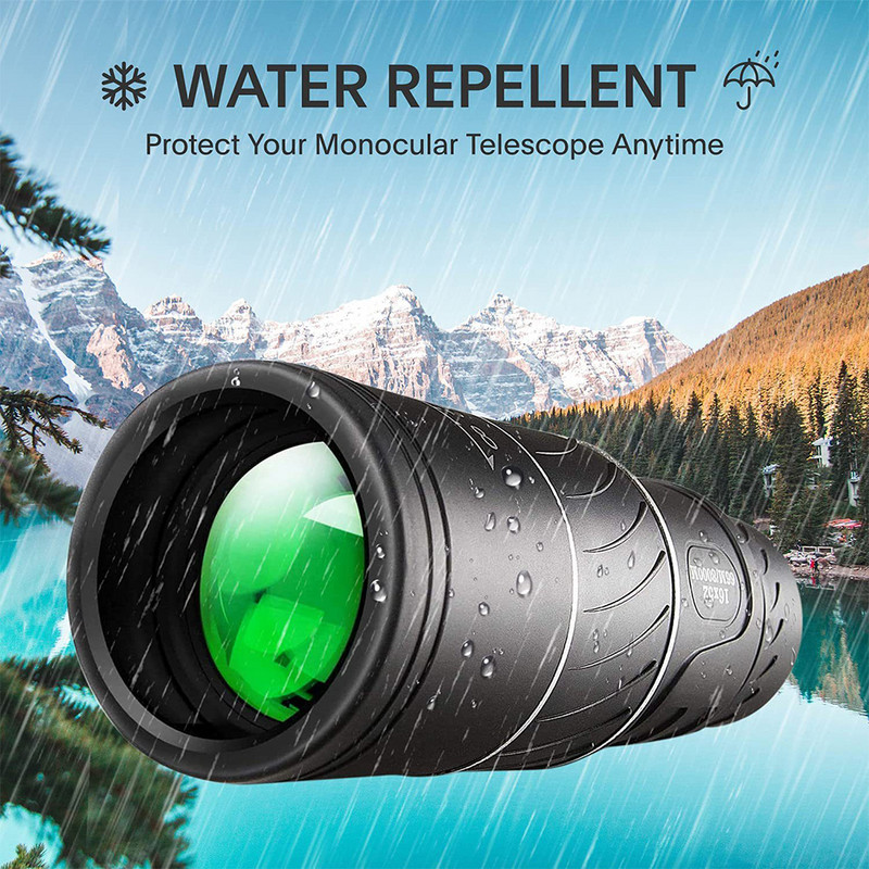 Telescop HD Optic BAK4 40X60 Telescop monocular portabil de mare putere pentru viziune nocturnă pentru vânătoare în aer liber Observarea păsărilor Golf