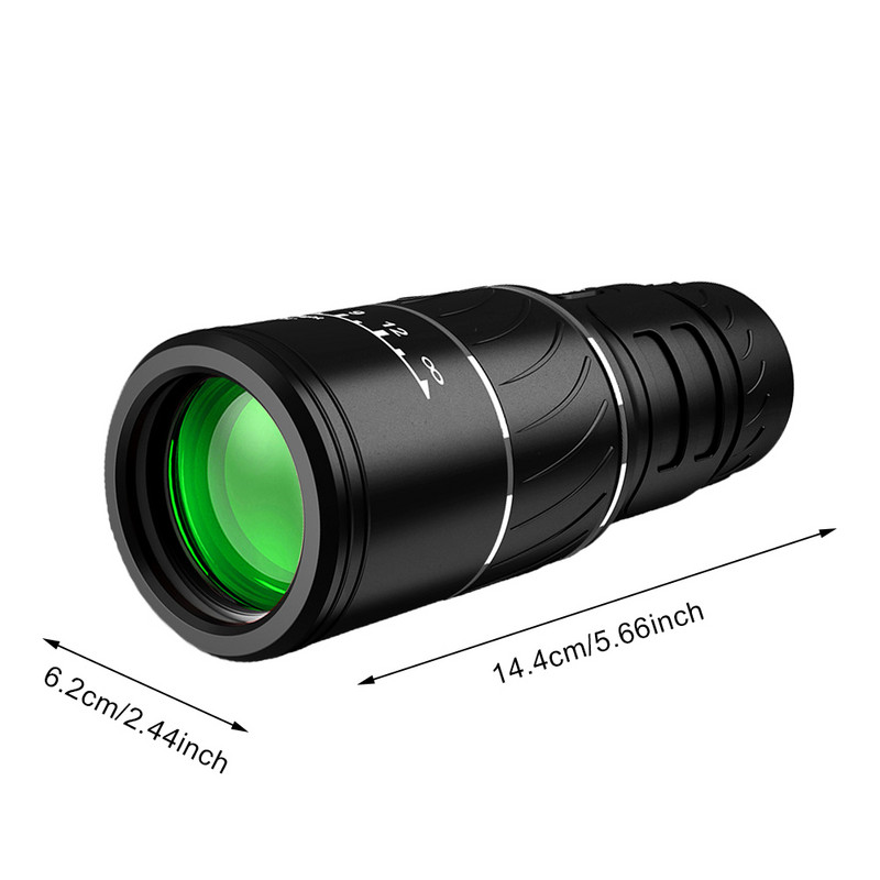 Telescop HD Optic BAK4 40X60 Telescop monocular portabil de mare putere pentru viziune nocturnă pentru vânătoare în aer liber Observarea păsărilor Golf