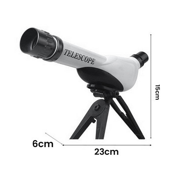 Παιδική HD Αστρονομική κάμερα Τηλεσκόπιου Μονόφθαλμα με Multi-Eyepiece Science Education Τα καλύτερα παιχνίδια δώρα για το παιδί
