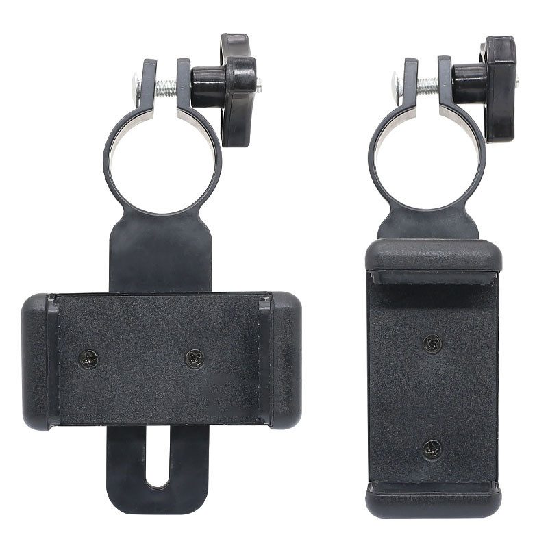 Universalus mikroskopo mobiliojo telefono adapteris, reguliuojamo skersmens 28-30 mm mobiliojo telefono teleskopo laikiklis monokuliniams žiūronams