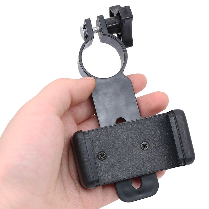 Universalus mikroskopo mobiliojo telefono adapteris, reguliuojamo skersmens 28-30 mm mobiliojo telefono teleskopo laikiklis monokuliniams žiūronams