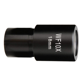 10X окуляр за микроскоп Широкоъгълни оптични лещи Адаптерно поле 18 mm Стандартна професионална очна леща