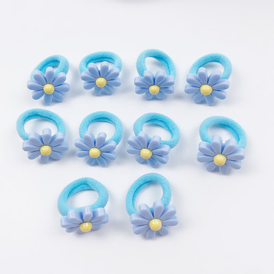 10 τμχ/τσάντα Λουλούδι Παιδικά Σχοινιά Μαλλιών Κεφαλή Ελαστικά Λαστιχάκια Αλογοουρά Χαριτωμένα Αξεσουάρ Μαλλιά Μίνι Μαλλιά για Κορίτσια