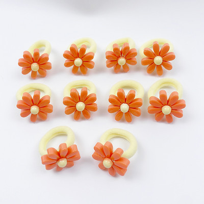 10 τμχ/τσάντα Λουλούδι Παιδικά Σχοινιά Μαλλιών Κεφαλή Ελαστικά Λαστιχάκια Αλογοουρά Χαριτωμένα Αξεσουάρ Μαλλιά Μίνι Μαλλιά για Κορίτσια