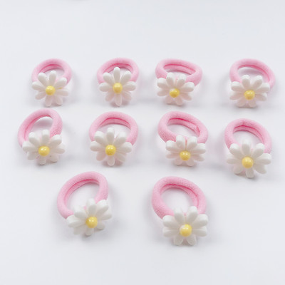 10 τμχ/τσάντα Λουλούδι Παιδικά Σχοινιά Μαλλιών Κεφαλή Ελαστικά Λαστιχάκια Αλογοουρά Χαριτωμένα Αξεσουάρ Μαλλιά Μίνι Μαλλιά για Κορίτσια