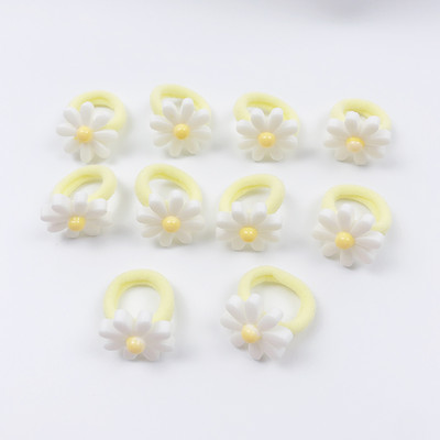 10 τμχ/τσάντα Λουλούδι Παιδικά Σχοινιά Μαλλιών Κεφαλή Ελαστικά Λαστιχάκια Αλογοουρά Χαριτωμένα Αξεσουάρ Μαλλιά Μίνι Μαλλιά για Κορίτσια