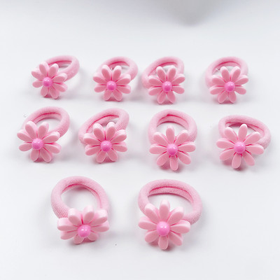 10 τμχ/τσάντα Λουλούδι Παιδικά Σχοινιά Μαλλιών Κεφαλή Ελαστικά Λαστιχάκια Αλογοουρά Χαριτωμένα Αξεσουάρ Μαλλιά Μίνι Μαλλιά για Κορίτσια