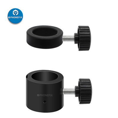 32 mm-es/25 mm-es ipari sztereó mikroszkóp fix helyzetű gyűrűtartó fém oszloposzlopos rúd adapter csavaros mikroszkóp részekkel