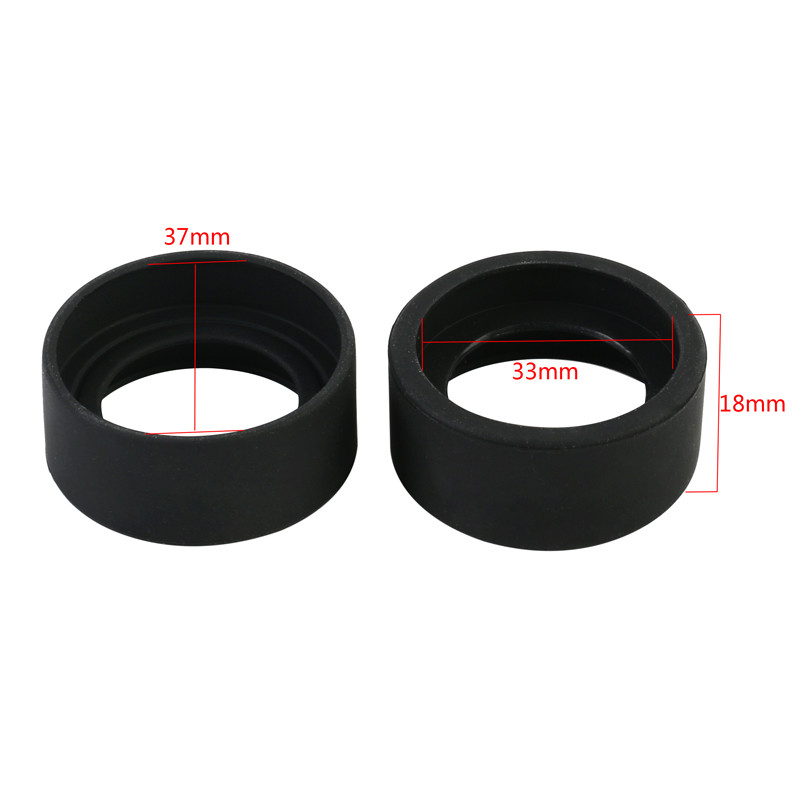 2 db/készlet védőburkolat 34 mm külső átmérőjű gumi szemlencse védőszemüveg sztereó binokuláris trinokuláris mikroszkóphoz