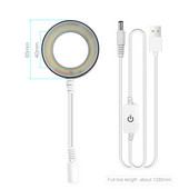 SUNSHINE putekļu necaurlaidīgs LED gaismas avota gredzens, regulējams lampas avots rūpniecībai monokulārais binokulārais trinokulārais stereomikroskops