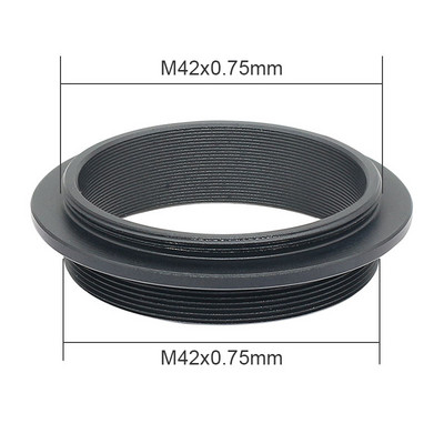 T T2 Tvirtinimo adapterio žiedas Visas metalinis išorinis sriegis M42 M48 M54 SCT teleskopo žiedo adapterio žingsnis 0,75 mm mikroskopo priedas
