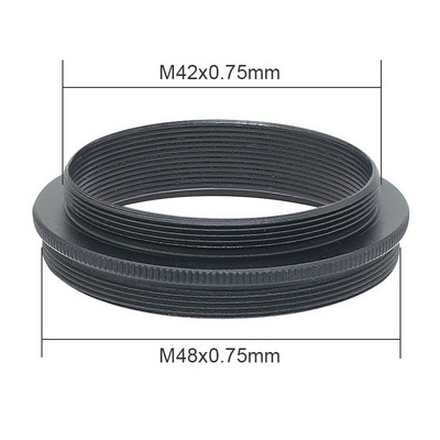 T T2 Tvirtinimo adapterio žiedas Visas metalinis išorinis sriegis M42 M48 M54 SCT teleskopo žiedo adapterio žingsnis 0,75 mm mikroskopo priedas