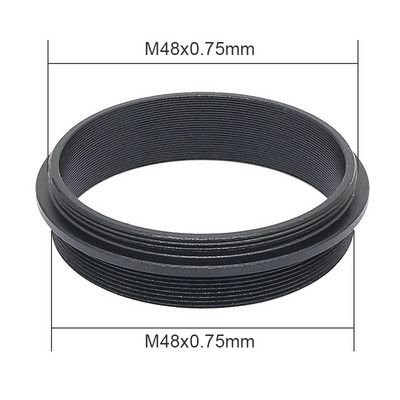 T T2 Tvirtinimo adapterio žiedas Visas metalinis išorinis sriegis M42 M48 M54 SCT teleskopo žiedo adapterio žingsnis 0,75 mm mikroskopo priedas