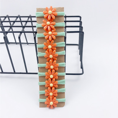 10 buc/pungă Accesorii de păr pentru fete populare frânghie de păr dulce pentru cap drăguț Benzi elastice pentru păr pentru copii Mini benzi de cauciuc