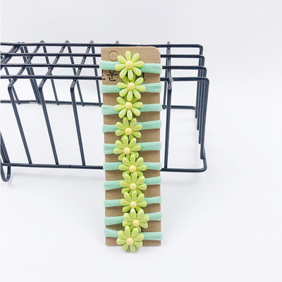 10 buc/pungă Accesorii de păr pentru fete populare frânghie de păr dulce pentru cap drăguț Benzi elastice pentru păr pentru copii Mini benzi de cauciuc