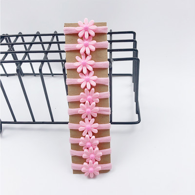 10 buc/pungă Accesorii de păr pentru fete populare frânghie de păr dulce pentru cap drăguț Benzi elastice pentru păr pentru copii Mini benzi de cauciuc