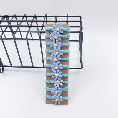 10 buc/pungă Accesorii de păr pentru fete populare frânghie de păr dulce pentru cap drăguț Benzi elastice pentru păr pentru copii Mini benzi de cauciuc