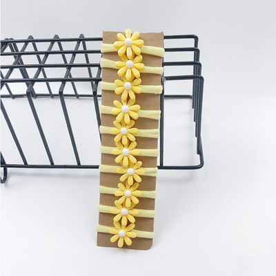 10 buc/pungă Accesorii de păr pentru fete populare frânghie de păr dulce pentru cap drăguț Benzi elastice pentru păr pentru copii Mini benzi de cauciuc