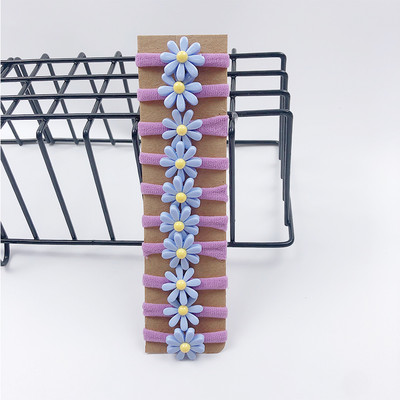 10 buc/pungă Accesorii de păr pentru fete populare frânghie de păr dulce pentru cap drăguț Benzi elastice pentru păr pentru copii Mini benzi de cauciuc