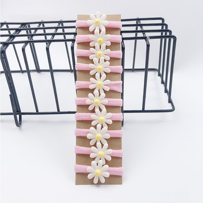 10 buc/pungă Accesorii de păr pentru fete populare frânghie de păr dulce pentru cap drăguț Benzi elastice pentru păr pentru copii Mini benzi de cauciuc