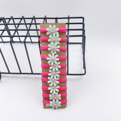 10 buc/pungă Accesorii de păr pentru fete populare frânghie de păr dulce pentru cap drăguț Benzi elastice pentru păr pentru copii Mini benzi de cauciuc