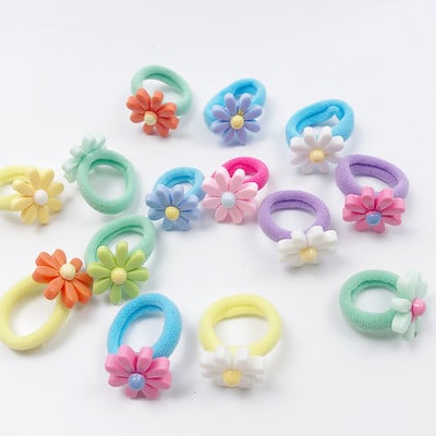 10 buc/pungă Accesorii de păr pentru fete populare frânghie de păr dulce pentru cap drăguț Benzi elastice pentru păr pentru copii Mini benzi de cauciuc