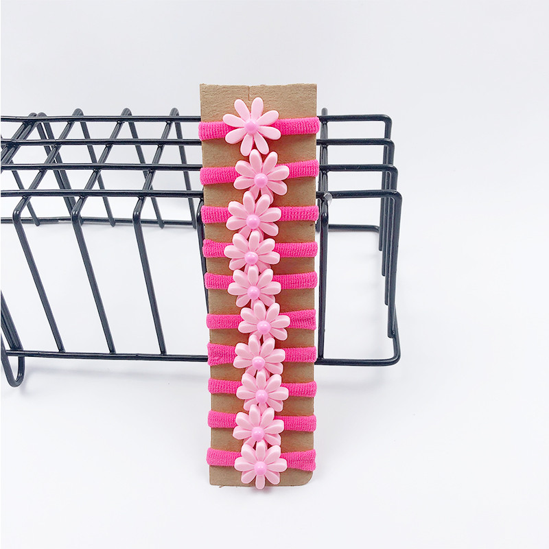 10 buc/pungă Accesorii de păr pentru fete populare frânghie de păr dulce pentru cap drăguț Benzi elastice pentru păr pentru copii Mini benzi de cauciuc