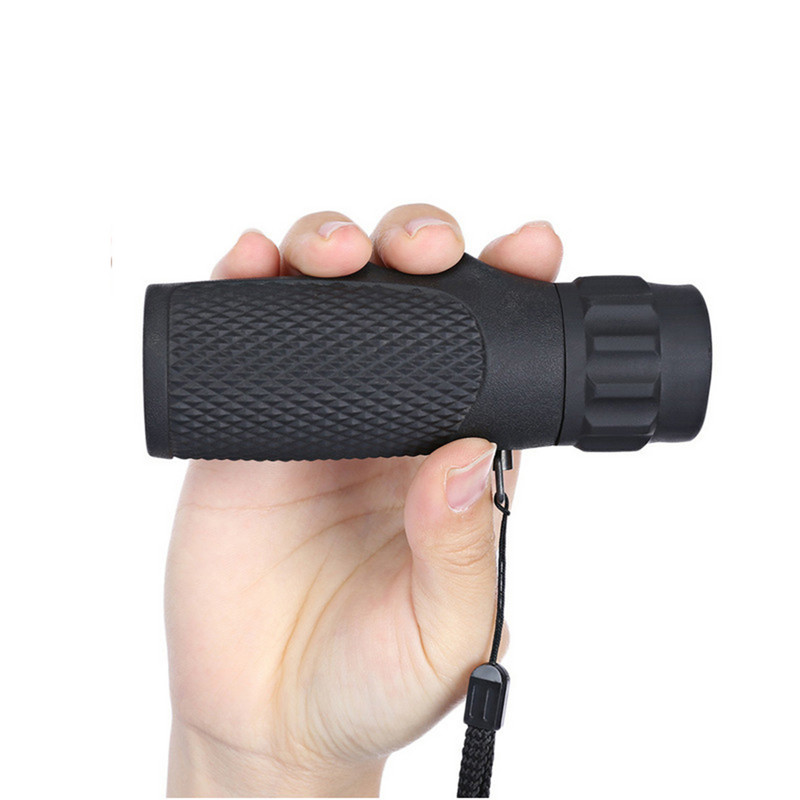 Uus mini nurgateleskoop, 12x suurendusega mitmekordse kattega lääts põrutusi summutav suum monokulaarne suur objektiiv telkimiseks