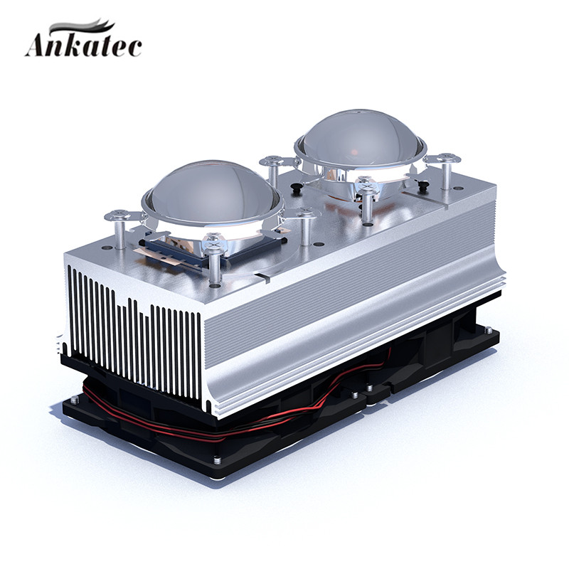 3 viename rinkinys 44 mm LED objektyvo optinis stiklas 60 120 laipsnių + 50 mm atšvaitas kolimatorius + fiksuotas laikiklis 20 W 30 W 50 W 100 W COB lustui