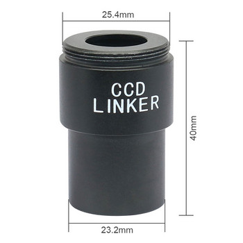 Δακτύλιος προσαρμογέα βιολογικού μικροσκοπίου με βάση C σε 23,2 mm Σύνδεση ψηφιακής κάμερας προσοφθάλμιου μικροσκοπίου 23,2 mm έως 23,2 mm