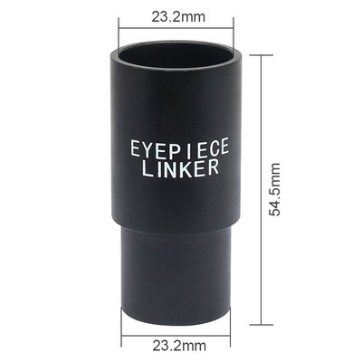 Adaptérový krúžok pre biologický mikroskop s mountom C na 23,2 mm, pripojenie digitálnej okulárovej kamery, 23,2 mm na 23,2 mm, príslušenstvo pre mikroskopy