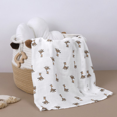 70% bambusest, 30% puuvillast, vastsündinu musliinist mähkimistekk tüdrukutele ja poistele Pehme vannirätik armsad imikute pudipõlled