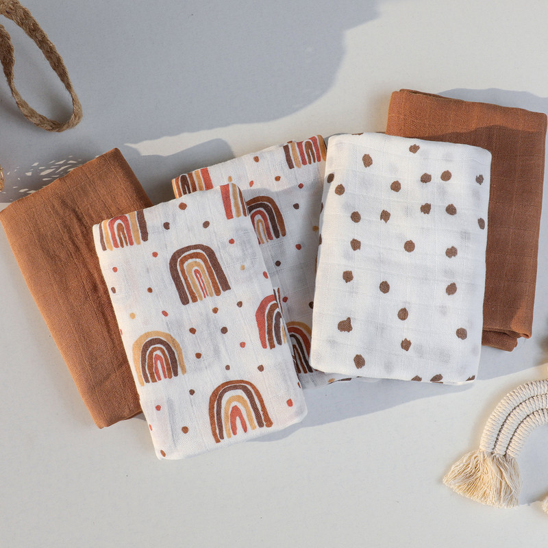 70% bambusest, 30% puuvillast, vastsündinu musliinist mähkimistekk tüdrukutele ja poistele Pehme vannirätik armsad imikute pudipõlled