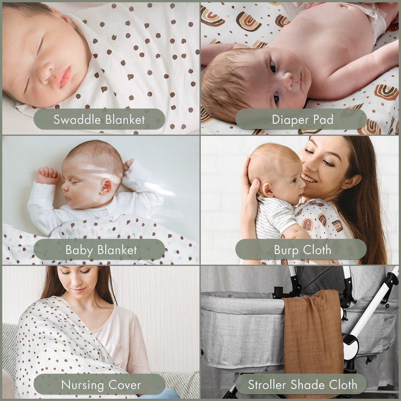 70% bambusest, 30% puuvillast, vastsündinu musliinist mähkimistekk tüdrukutele ja poistele Pehme vannirätik armsad imikute pudipõlled