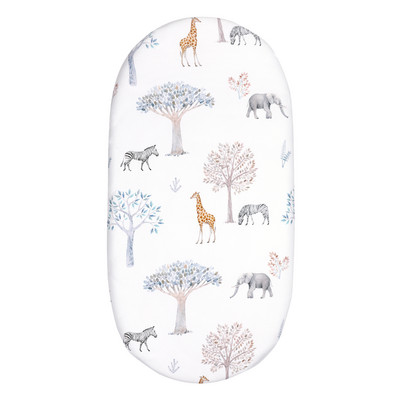 Cearșaf pentru cusuțe pentru copii Cearșaf de îmbrăcăminte ultra moale Potrivire universală pentru cusuțe Leagăn pentru copii Coș Moise Tampă dreptunghiulară/Saltea