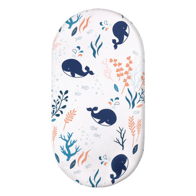 Cearșaf pentru cusuțe pentru copii Cearșaf de îmbrăcăminte ultra moale Potrivire universală pentru cusuțe Leagăn pentru copii Coș Moise Tampă dreptunghiulară/Saltea