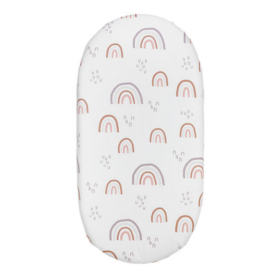 Cearșaf pentru cusuțe pentru copii Cearșaf de îmbrăcăminte ultra moale Potrivire universală pentru cusuțe Leagăn pentru copii Coș Moise Tampă dreptunghiulară/Saltea