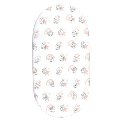 Cearșaf pentru cusuțe pentru copii Cearșaf de îmbrăcăminte ultra moale Potrivire universală pentru cusuțe Leagăn pentru copii Coș Moise Tampă dreptunghiulară/Saltea