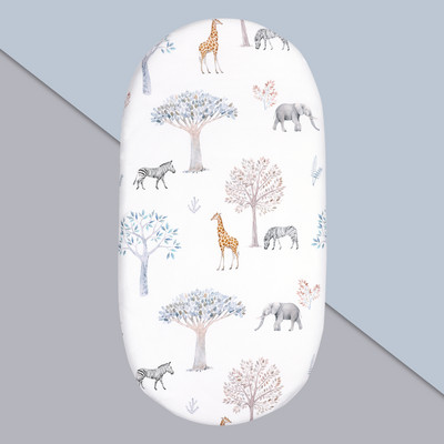 Bērnu gultiņa palagi Elpojošs, omulīgs, pieguļošs matrača palags Elastīga ceļojumu gultiņa Moderna Rainbow bērnu gultas palags