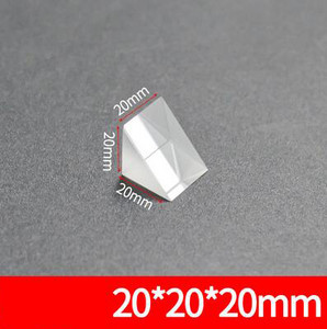 10 mm 15 mm 20 mm 30 mm K9 optinio stiklo stačiakampis trikampis Lygiašonis prizmė Bendras atspindys Fizinis eksperimentas Spinduliuotės lūžis