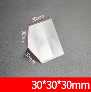 10 mm 15 mm 20 mm 30 mm K9 optinio stiklo stačiakampis trikampis Lygiašonis prizmė Bendras atspindys Fizinis eksperimentas Spinduliuotės lūžis