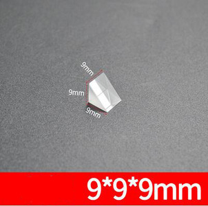 10 mm 15 mm 20 mm 30 mm K9 optinio stiklo stačiakampis trikampis Lygiašonis prizmė Bendras atspindys Fizinis eksperimentas Spinduliuotės lūžis