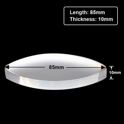 Optinis abipus išgaubtas, matinis prizmė, šviesos refrakcijos lęšis dvigubai įgaubtas dvigubai išgaubtas studento fizinis eksperimentas