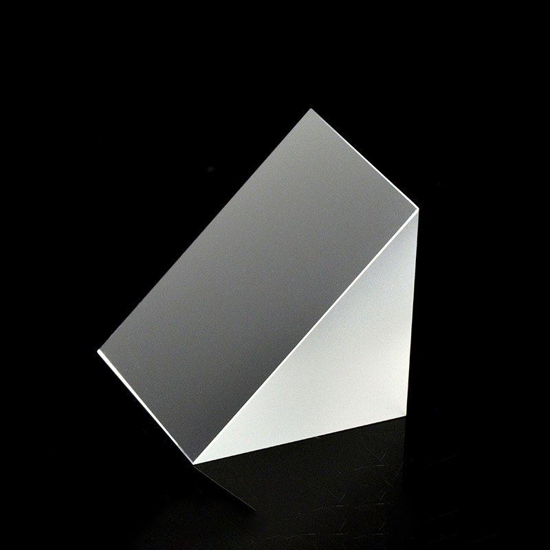 25 * 25 * 25 mm optiniai lygiašonių stačiakampių triprizmų eksperimentai, skirti vaivorykštės stiklui K9