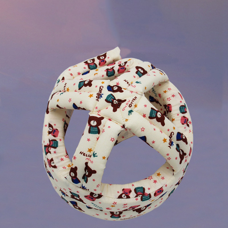 Puuvillane väikelaste kaitsekiiver Baby Kids Peakaitsemüts kõndimiseks Roomav beebi õpib põrutuskiivriga kõndima